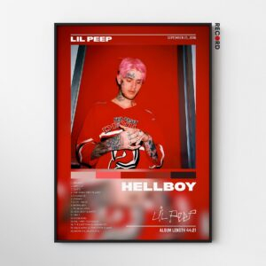 Lil Peep 'Hellboy' Album Poster