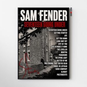 Sam Fender 'Seventeen Going Under' Tracklist Poster