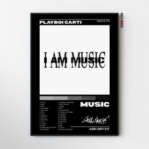 Playboi Carti 'I Am Music' Album Poster