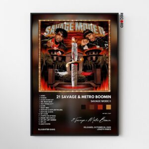 21 Savage 'Savage Mode II' Album Poster
