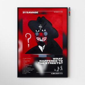 21 Savage 'What Happened To The Streets' Album Poster