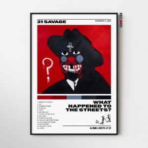 21 Savage 'What Happened To The Streets' Album Poster