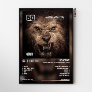 50 Cent 'Animal Ambition' Album Poster