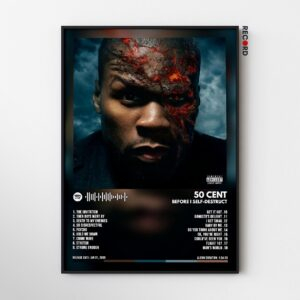 50 Cent 'Before I Self-Destruct' Album Poster
