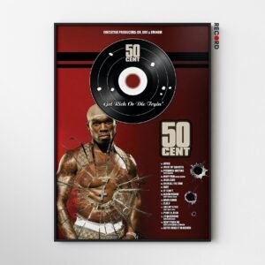 50 Cent 'Get Rich Or Die Tryin' Plaque Poster