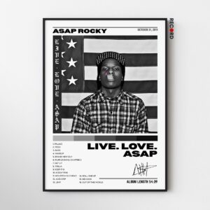 ASAP Rocky 'Live.Love.ASAP' Album Poster