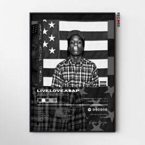 ASAP Rocky 'Live.Love.ASAP' Album Poster