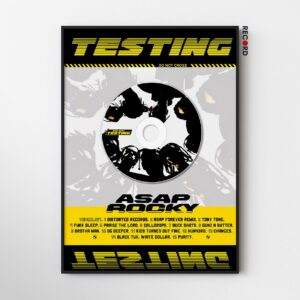 ASAP Rocky 'Testing' Plaque Poster