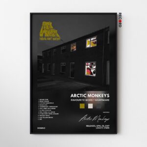 Arctic Monkeys 'Favourite Worst Nightmare' Album Poster