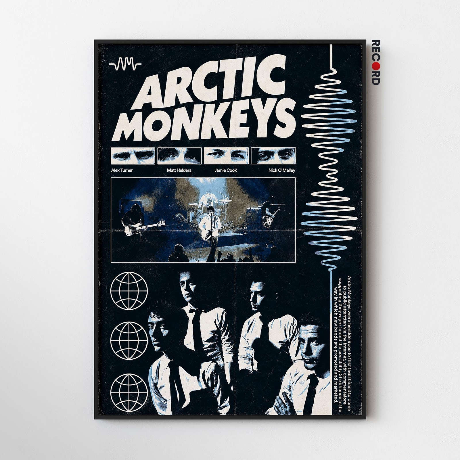 Arctic Monkeys 'Vintage Band' Poster