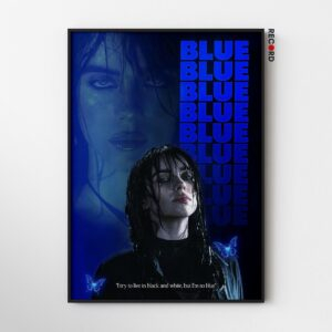 Billie Eilish 'Blue' Poster