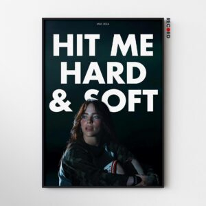 Billie Eilish 'Hit Me Hard & Soft' Poster