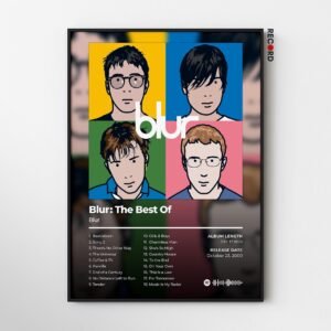 Blur 'The Best Of' Album Poster