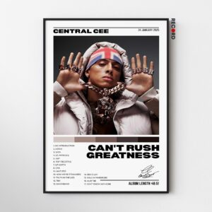 Central Cee 'Can't Rush Greatness' Album Poster
