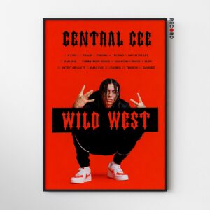 Central Cee 'Wild West' Tracklist Poster