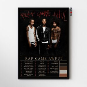Clavish 'Rap Game Awful' Album Poster