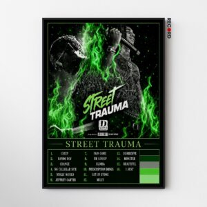 D-Block Europe 'Street Trauma' Album Poster
