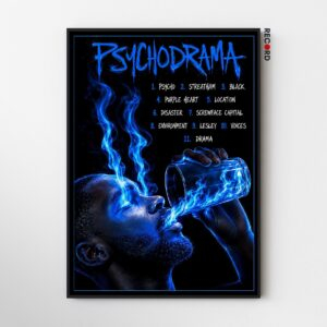 Dave 'Psychodrama' Tracklist Poster