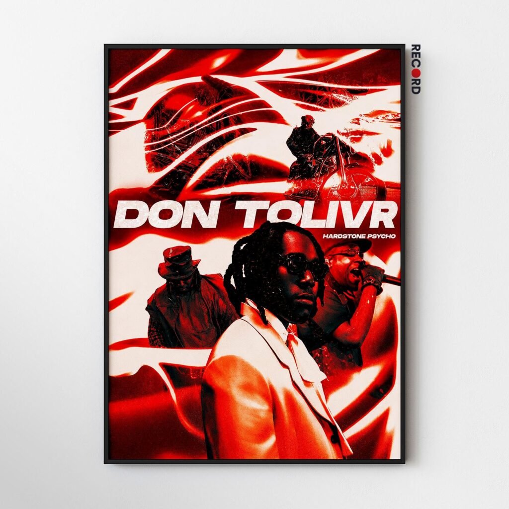Don Toliver 'Hardstone Psycho Red' Poster