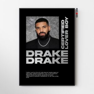 Drake 'Certified Lover Boy' Album Poster