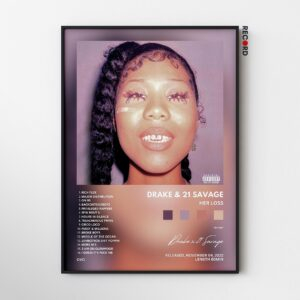 Drake x 21 Savage 'Her Loss' Album Poster