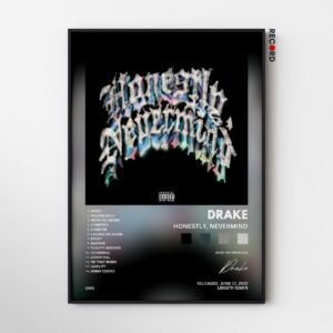 Drake 'Honestly Nevermind' Album Poster