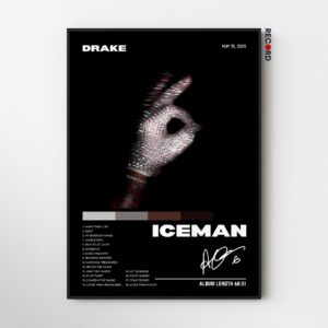 Drake 'Iceman' Album Poster