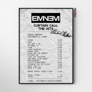 Eminem 'Curtain Call The Hits' Poster