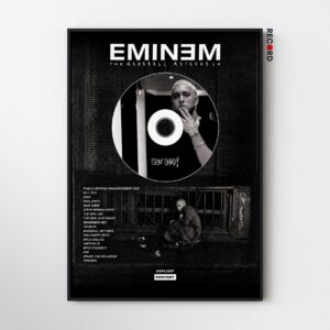Eminem 'The Marshall Mathers LP' Plaque Poster