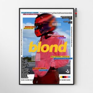 Frank Ocean 'Blonde Vibrant' Poster