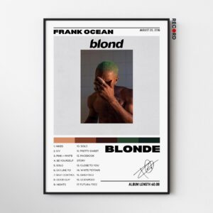 Frank Ocean 'Blonde' Album Poster