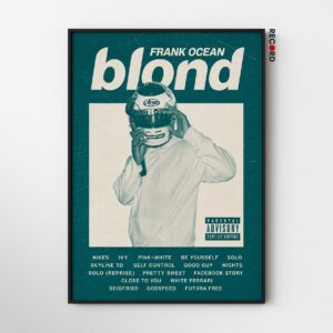 Frank Ocean 'Blonde' Tracklist Poster