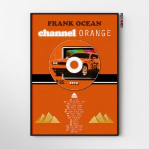 Frank Ocean 'Channel Orange' Plaque Poster