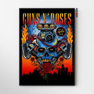 Guns 'N Roses 'Not In This Lifetime' Poster