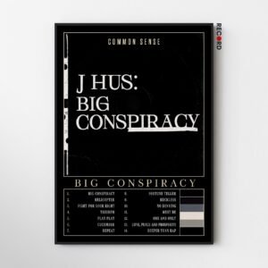 J Hus 'Big Conspiracy' Album Poster