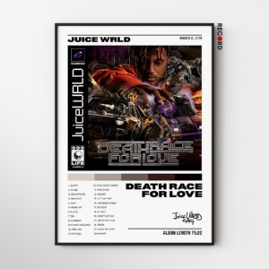Juice Wrld 'Death Race For Love' Album Poster