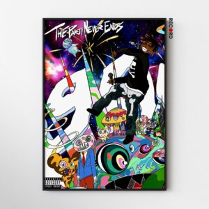 Juice Wrld 'The Party Never Ends' Poster