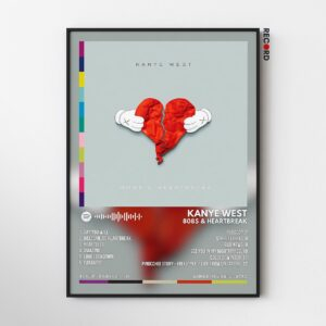 Kanye West '808s & Heartbreak' Album Poster