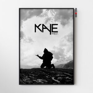 Kanye West 'B&W' Poster