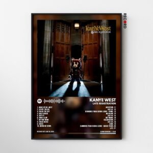 Kanye West 'Late Registration' Album Poster