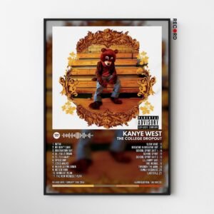 Kanye West 'The College Dropout' Album Poster
