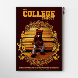 Kanye West 'The College Dropout' Tracklist Poster