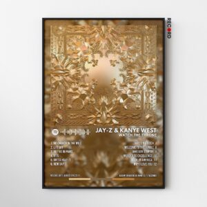 Kanye West x Jay Z 'Watch The Throne' Album Poster