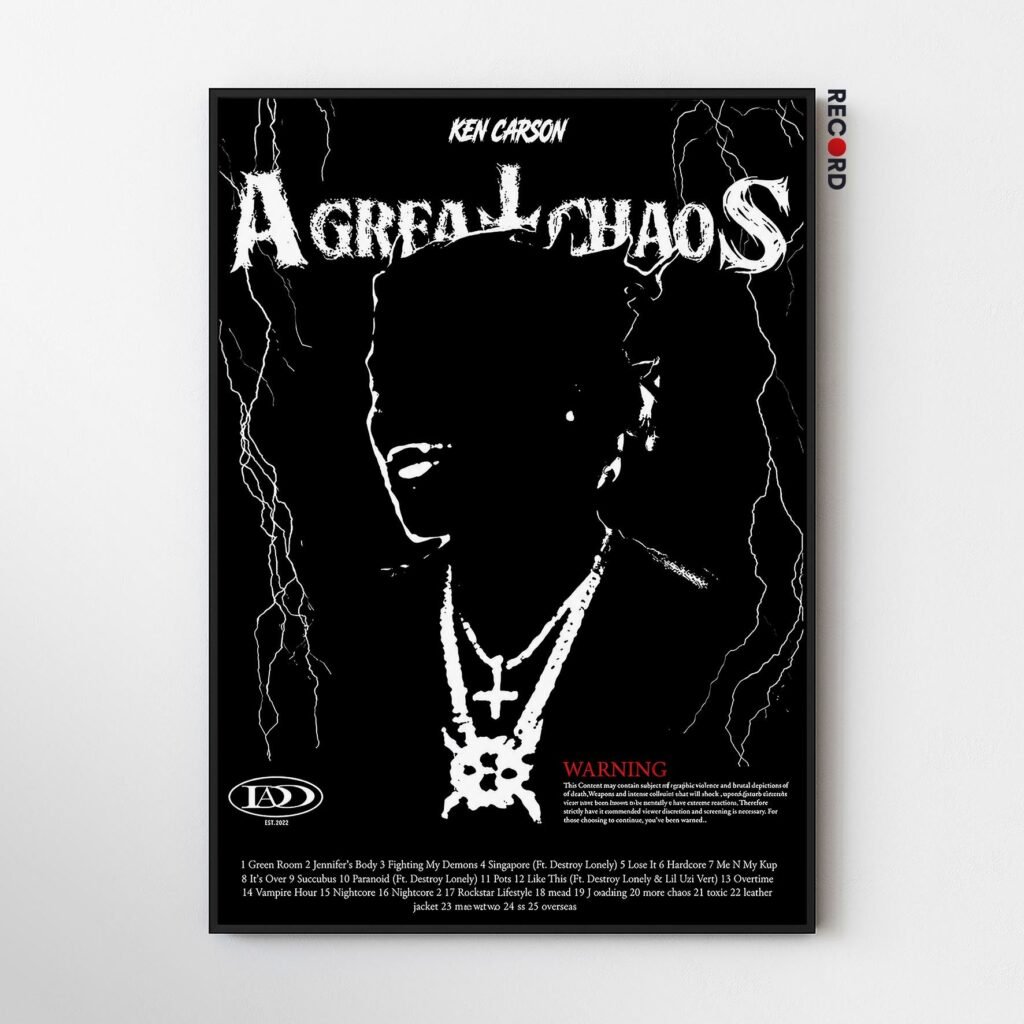 Ken Carson 'A Great Chaos' Poster