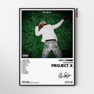 Ken Carson 'Project X' Album Poster