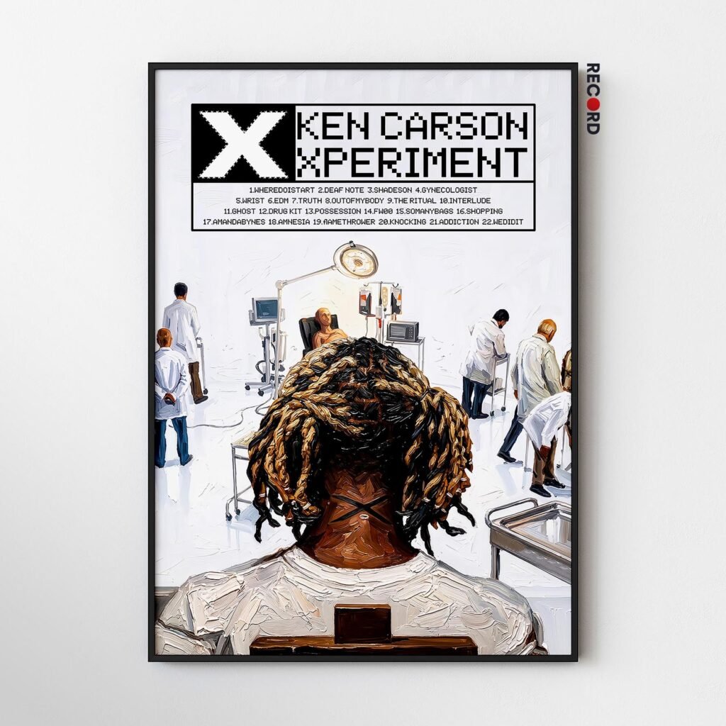Ken Carson 'XPERIMENT' Tracklist Poster