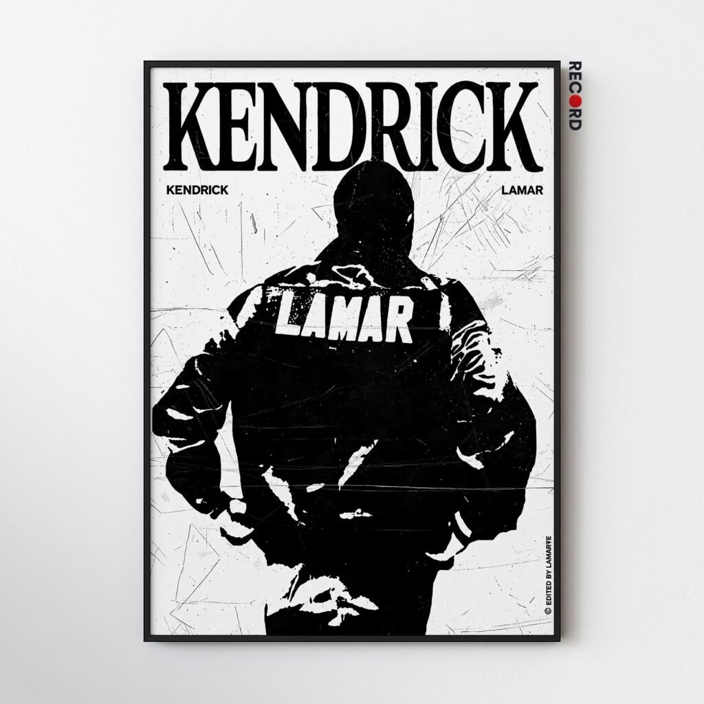 Kendrick Lamar 'B&W' Poster
