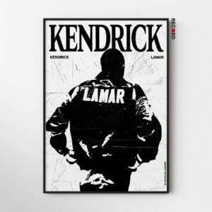 Kendrick Lamar 'B&W' Poster