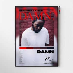 Kendrick Lamar 'Damn' Album Poster