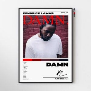 Kendrick Lamar 'Damn' Album Poster